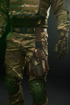 Кобура на ногу військова на ремінцях з регуляцією з фіксатором для пістолета Мультикам (Intr-1372514016-5) - зображення 6