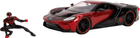 Машина металева Jada Марвел Людина-павук Форд GT (2017) + фігурка Майлза Моралеса 1:24 (SBA253225008) - зображення 1