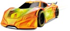 Samochód wyścigowy Dickie Toys Speed Car Flash Light Racer z efektami dźwiękowymi i świetlnymi 20 cm (SBA203763002) - obraz 3