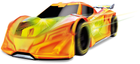 Samochód wyścigowy Dickie Toys Speed Car Flash Light Racer z efektami dźwiękowymi i świetlnymi 20 cm (SBA203763002) - obraz 3