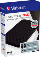 SSD dysk Verbatim Store ‘n’ Go 512GB USB 3.2 Gen 1 Black - obraz 4
