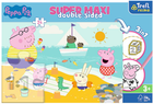 Пазл двосторонній Trefl Super Maxi Щасливий день Свинки Пеппи 24 елементи (5900511410105) - зображення 1