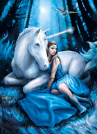 Puzzle Clementoni Anne Stokes Blue 1000 elementów (8005125394623) - obraz 2