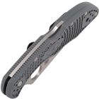 Складной нож Spyderco Delica 4 Flat Ground grey C11FPGY - изображение 4