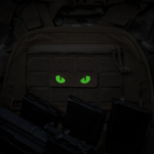 Нашивка M-Tac Cat Eyes Laser Cut Coyote/Green/GID - изображение 4