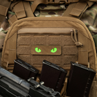Нашивка M-Tac Cat Eyes Laser Cut Coyote/Green/GID - изображение 7
