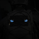Нашивка Tiger M-Tac Laser Eyes Cut Black/Blue/GID (пара) - зображення 10