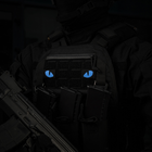 Нашивка Tiger M-Tac Laser Eyes Cut Black/Blue/GID (пара) - зображення 13