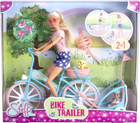 Набір ляльок Simba Steffi Love Bike Trailer 29 см (4006592092887) - зображення 1