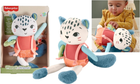 М'яка іграшка Fisher-Price Planet Friends Spotting Fun Snow Leopard 21 см (0194735101535) - зображення 1