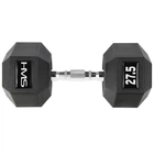 Гантель шестигранна HMS HEX PRO, 27,5 кг