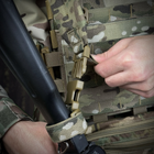 Ремінь збройовий RAGNAROK триточковий із широким наплічником "KRAKEN" sling Мультикам - зображення 4