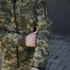Чоловіча Літня Куртка Грета з капюшоном та липучками під шеврони піксель розмір M - зображення 7