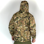 Мужская флисовая Куртка Softshell с капюшном и вентиляционными молниями мультикам размер L - изображение 4