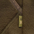 Флісова Кофта M-Tac Lite Microfleece Hoodie з капюшоном олива розмір 2XL - зображення 6
