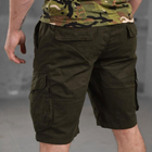 Чоловічі Бавовняні Шорти Tarragon з кишенями олива розмір 2XL - зображення 5