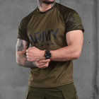 Потоотводящая мужская футболка Army Coolmax темный мультикам размер 3XL - изображение 3