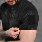 Потовідвідна чоловіча футболка Coolmax з липучкою для шеврону темний мультикам розмір XL - зображення 5