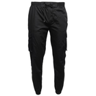 Чоловічі штани джогери ріп-стоп чорні розмір 4XL - зображення 3
