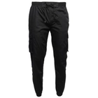 Чоловічі штани джогери ріп-стоп чорні розмір 3XL - зображення 3