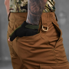 Мужские удлиненные шорты Kalista рип-стоп койот размер XL - изображение 4