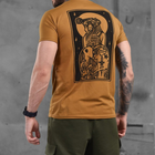 Мужская футболка Skull coolmax койот размер 3XL - изображение 3
