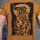 Мужская футболка Skull coolmax койот размер 3XL - изображение 6
