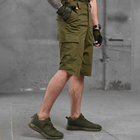 Мужские удлиненные шорты Kalista рип-стоп олива размер XL - изображение 3