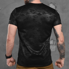 Потовідвідна чоловіча футболка Coolmax з липучкою для шеврону темний мультикам розмір L - зображення 4