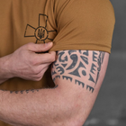 Потоотводящая мужская футболка Coolmax с принтом койот размер 3XL - изображение 6