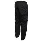 Чоловічі штани джогери ріп-стоп чорні розмір XL - зображення 6
