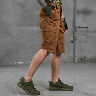 Мужские удлиненные шорты Kalista рип-стоп койот размер 3XL - изображение 3