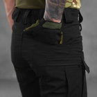 Чоловічі стречеві штани 7.62 tactical ріп-стоп чорні розмір 3XL - зображення 6