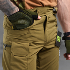 Мужские стрейчевые штаны 7.62 tactical рип-стоп койот размер S - изображение 4