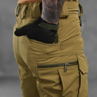 Мужские стрейчевые штаны 7.62 tactical рип-стоп койот размер 2XL - изображение 6