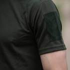 Чоловіча футболка R&M Coolmax з липучками для шевронів олива розмір XS - зображення 3