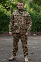 Чоловічий тактичний Костюм Хижак Парка Штани з ріп-стоп з липучками під шеврони M - зображення 7