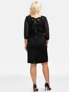 Sukienka ołówkowa damska Plus Size Karko U565 52 Czarna (5903676026648) - obraz 2