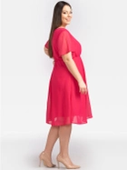 Плаття міді літнє жіноче Karko SA399 40 Рожеве (5903676032328) - зображення 3