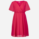 Плаття міді літнє жіноче Karko SA399 40 Рожеве (5903676032328) - зображення 5