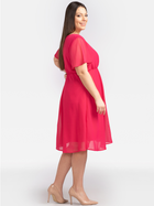 Плаття міді літнє жіноче Karko SA399 46 Рожеве (5903676032359) - зображення 3