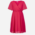 Плаття міді літнє жіноче Karko SA399 52 Рожеве (5903676032380) - зображення 5