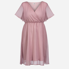 Плаття міді літнє жіноче Karko SA400 48 Ніжно-рожеве (5903676032984) - зображення 5