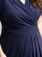 Плаття довге жіноче Karko SA623 42-44 Темно-синє (5903676039747) - зображення 4