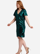 Плаття вечірнє жіноче Karko SA605 42-44 Темно-зелене (5903676146643) - зображення 3