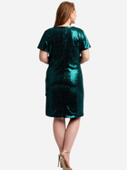 Плаття вечірнє жіноче Karko SA605 54-56 Темно-зелене (5903676146674) - зображення 2