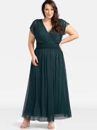 Плаття вечірнє довге жіноче Karko SA699 56 Темно-зелене (5903676040606) - зображення 1