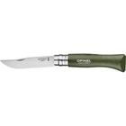 Нож Opinel Inox №8 зеленый нержавеющая сталь (001980) - изображение 1