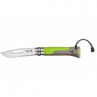 Нож Opinel №8 Outdoor зелений нержавеющая сталь (001715) - изображение 2