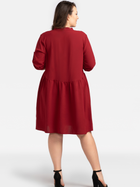 Sukienka koszulowa damska Karko SA930 42-44 Czerwona (5903676030911) - obraz 2